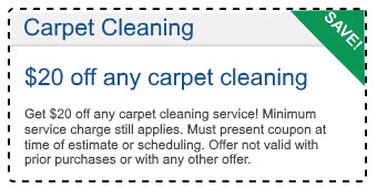 $20 off carpet cleaning deal in Bakersfield
