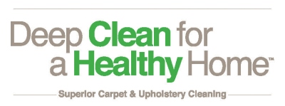 deep clean healthy home tagline graphic